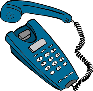 Zeichnung eines Telefons Zeichnung eines Telefons